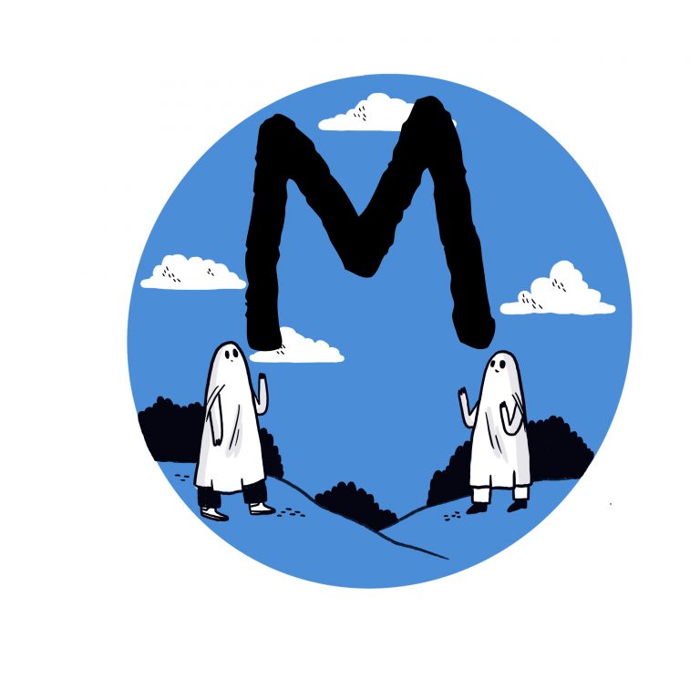m