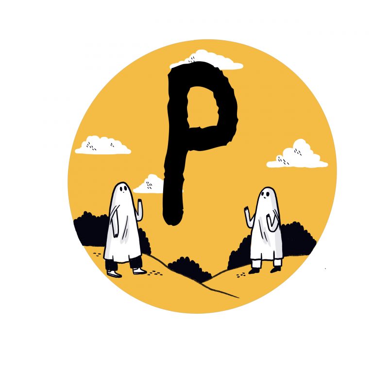 p