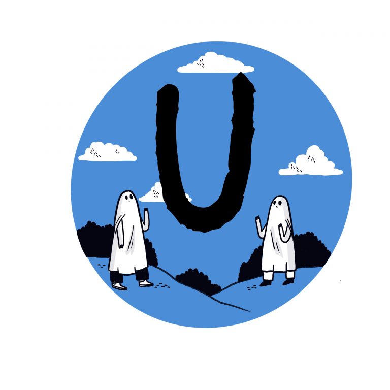 u